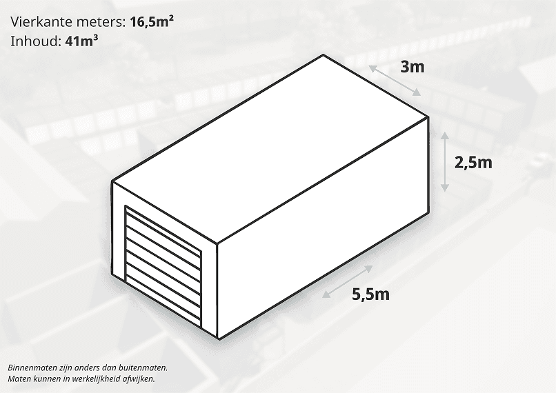 Afbeelding van een garagebox compact